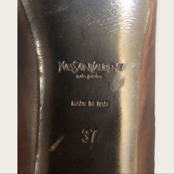 YSL Tribtoo Black heels sz 37 - Picture 6 of 10